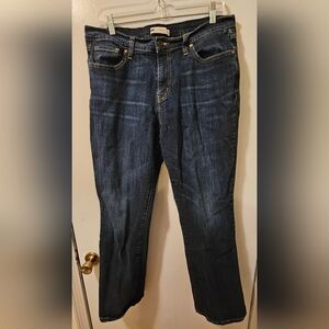 Levi's Jeans 515 Bootcut Women's Size 14M Dark Wash Denim Rear Button Pockets